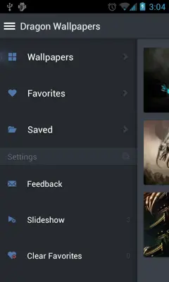 Dragon Wallpapers android App screenshot 4